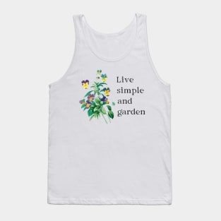 Live Simple and Garden Tank Top